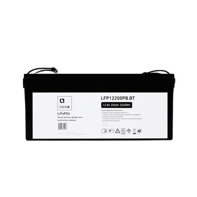 Аккумулятор LiFePO4 LTE ESS LFP12200PB.BT, 12,8 В, 200 А·ч