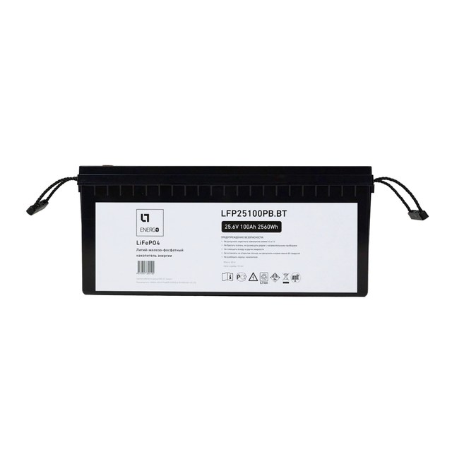 Аккумулятор LiFePO4 LTE ESS LFP25100PB.BT, 25,6 В, 100 А·ч