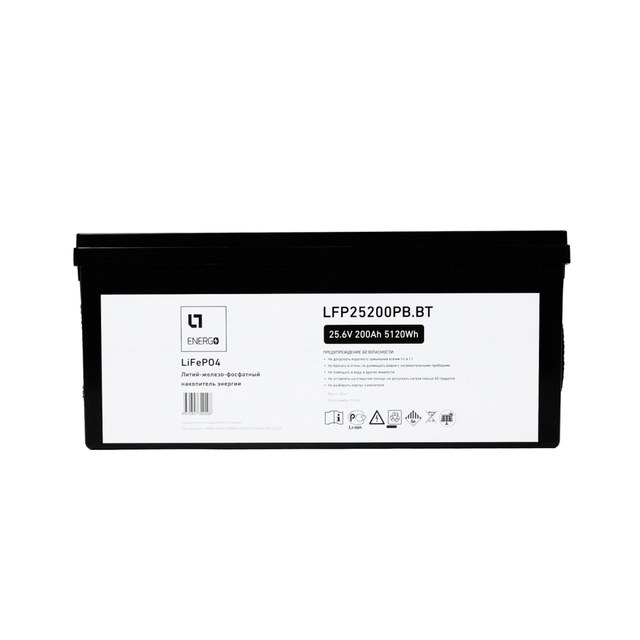 Аккумулятор LiFePO4 LTE ESS LFP25200PB.BT, 25,6 В, 200 А·ч