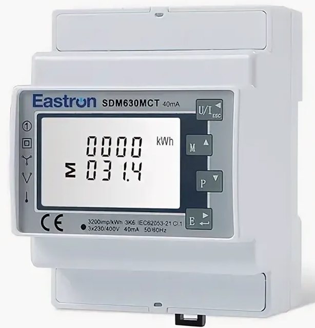 Измеритель мощности для трехфазного инвертора SDM630 MCT