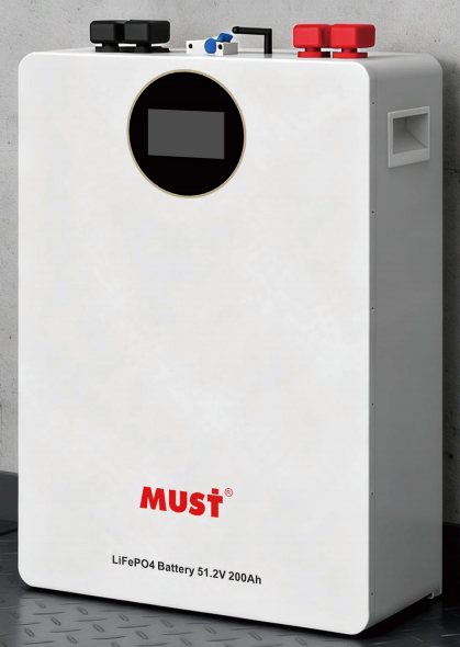 Аккумуляторная батарея MUST LP16-24200 T (25,6В 200Ач) WIFI / BLE / Настенный монтаж / Кабель 1 м.